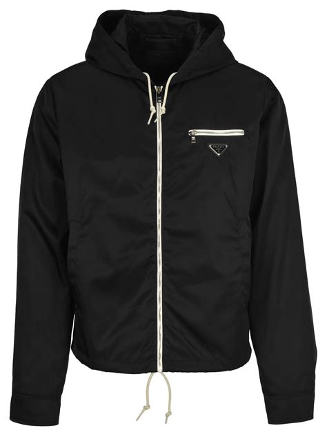 prada black windbreaker